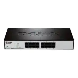 Switch Fast Ethernet non manageable 16 ports 10 - 100Mbps (DES-1016D)_1